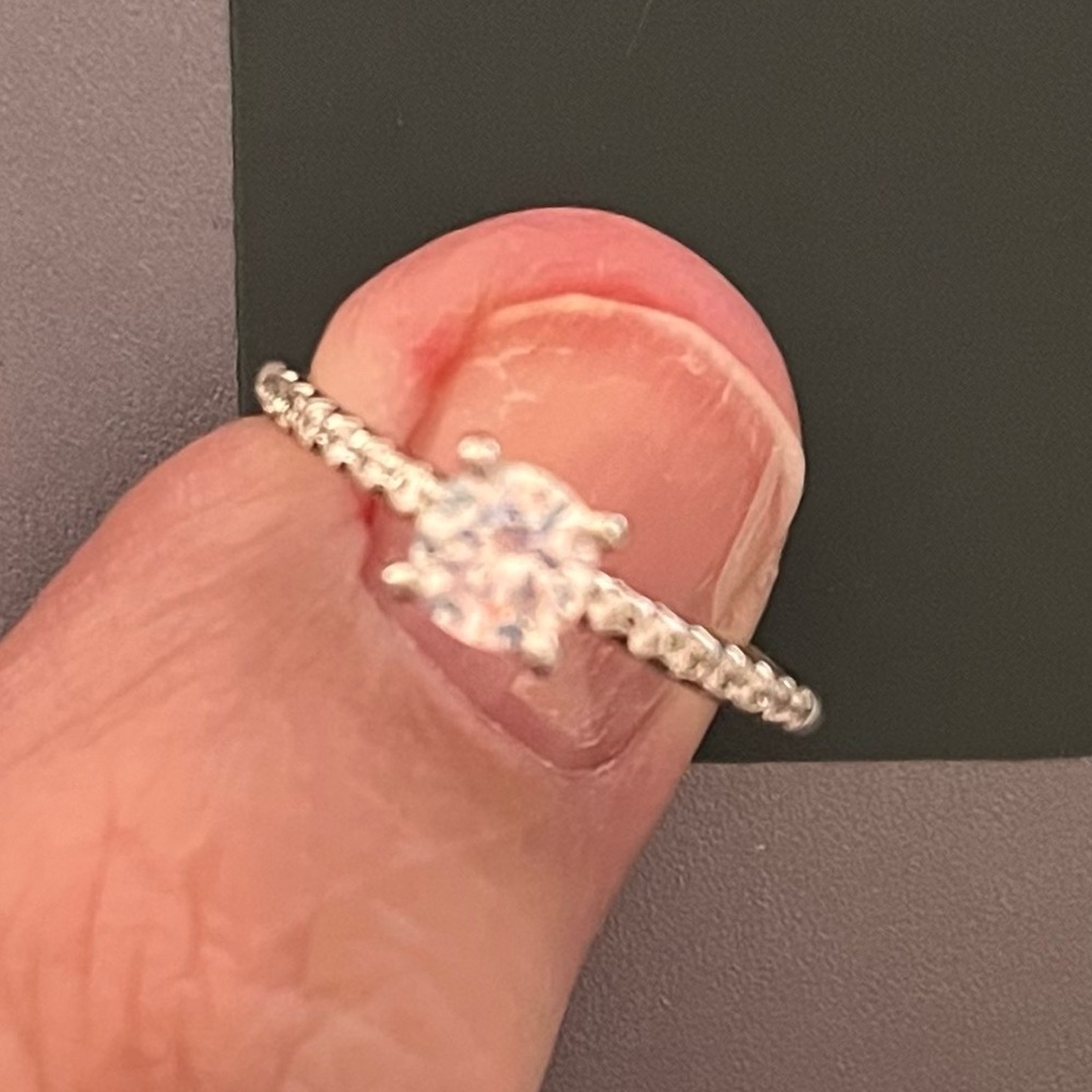 BNIB CZ Ring Size 6.50